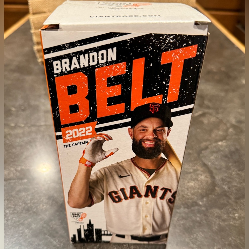 Brandon Belt “The Captain” 2022  Giants Race Bobble Head